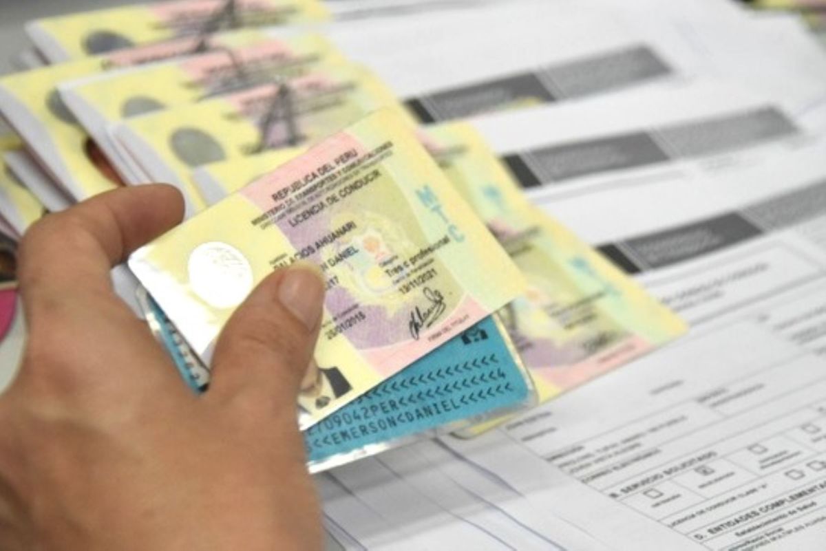 MTC Perú licencias de conducir